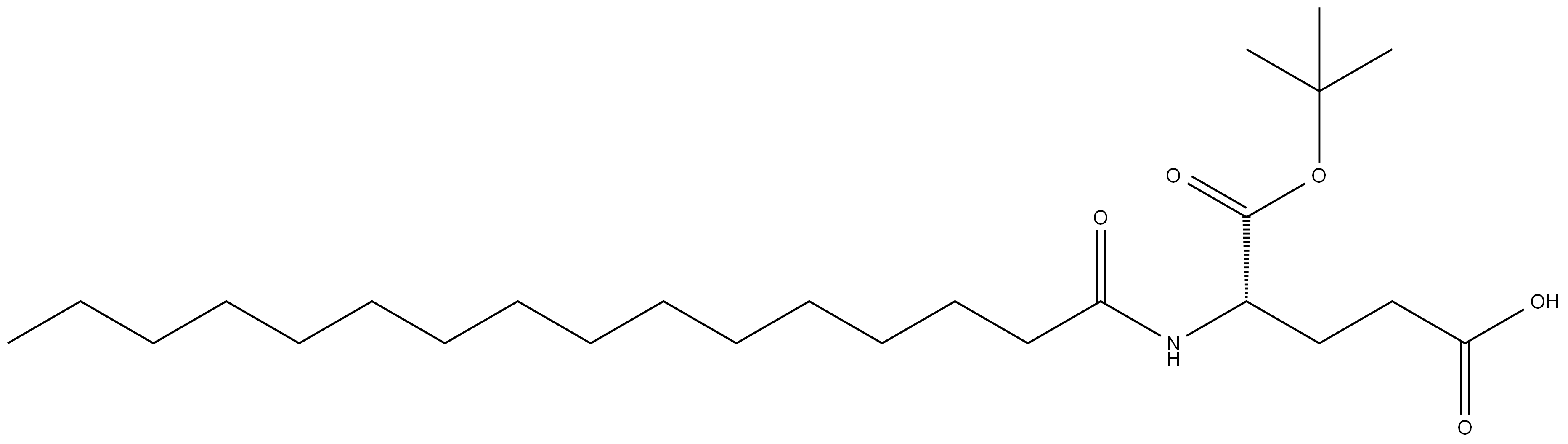 N-十六?；?L-谷氨酸 Α-叔丁酯